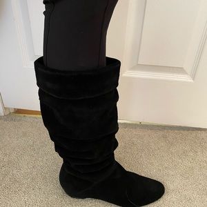 Black Suede Boots